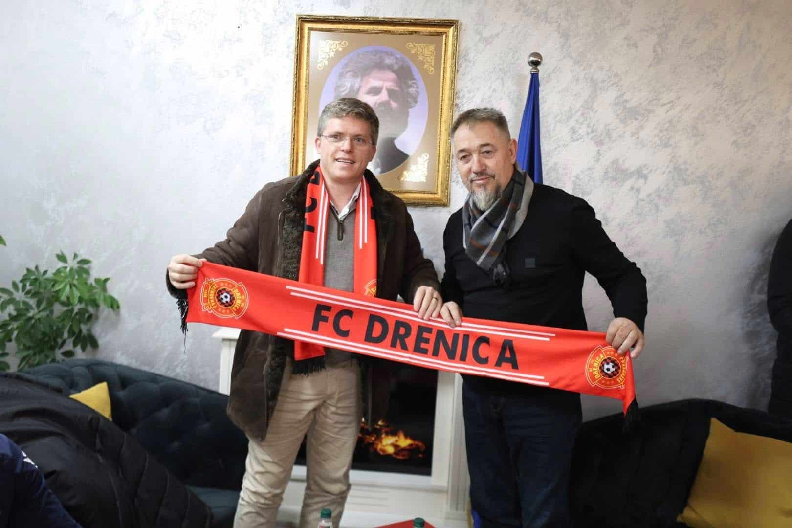 Kryetari i Komunës së Skenderajt priti në takim përfaqësuesit e FC Drenica